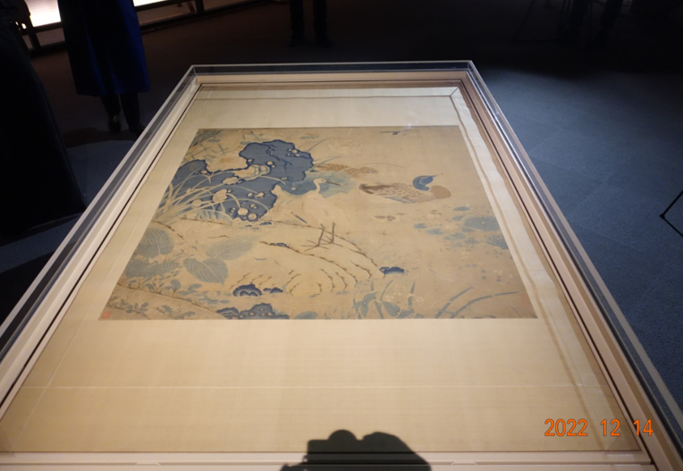 上海博物馆《莲塘乳鸭图》展柜安装现场